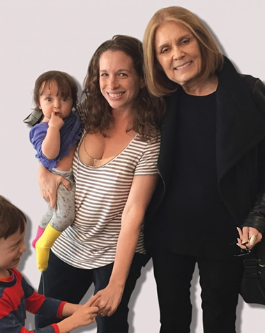 Brooke Hauser and Gloria Steinem